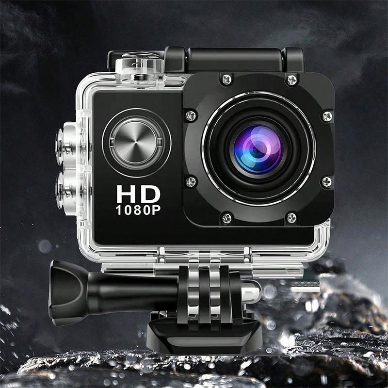 Waterproof Action Camera, 2.0 Inch HD Screen Sports Camera, Portable Camcorder, Outdoor Waterproof Camera, DV Camera for Vlogging & Outdoor Sports, Camera Gifts