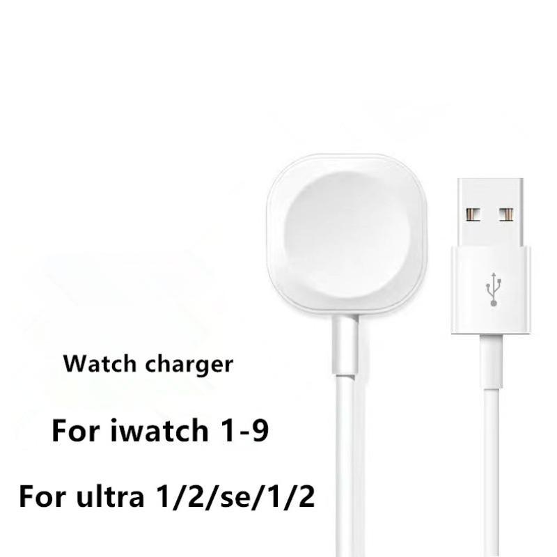 Magnetic Charging Cable with USB C Wall Charger, 1 Count 3FT Smart Watch Charger, Wearable Accessories Compatible with Apple Watch Ultra2 Ultra Series 9 8 7 SE 6 5 4 3 2 1