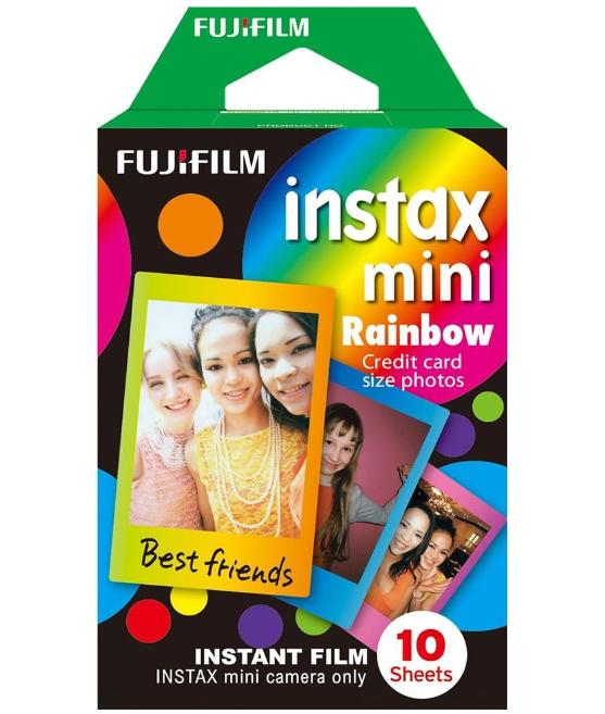 10 Exposures - Fujifilm Instax Mini Rainbow Film