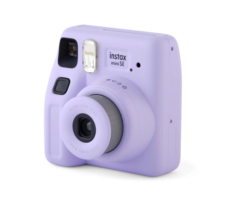 instax Mini SE Instant Camera with Bonus 10 pack Mini Film, Lavender