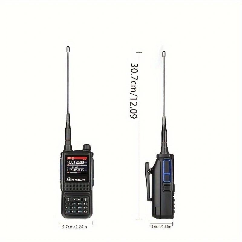 MMLRADIO JC-8811 Portable Handheld Walkie Talkie, 1 Count 5W Dual Band Two Way Ham Radio Transceiver, Long Range Walkie Talkie, Audio & Video Product