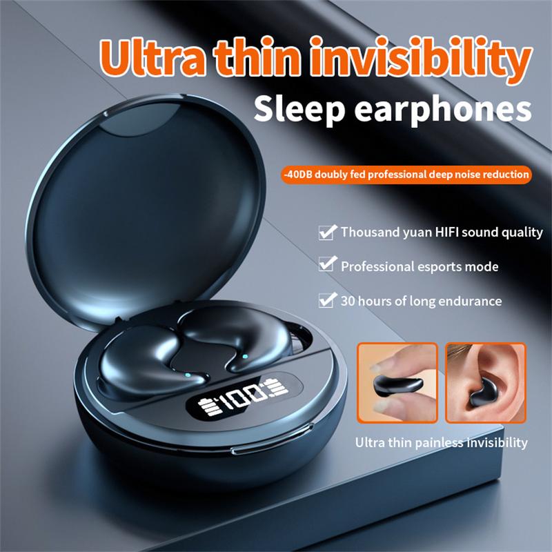 Sleep earphones, invisible mini earbuds, side sleeping sleep  low-key hidden earbuds, working miniature earbuds, small ears,  Audio Headphones Electronic Headset