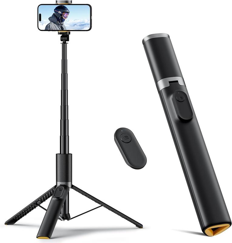 [Bundle 2] 10’’ Ring Light & Selfie Stick – 360° Adjustable, 63 inches Tripod, Extendable With Bluetooth Remote