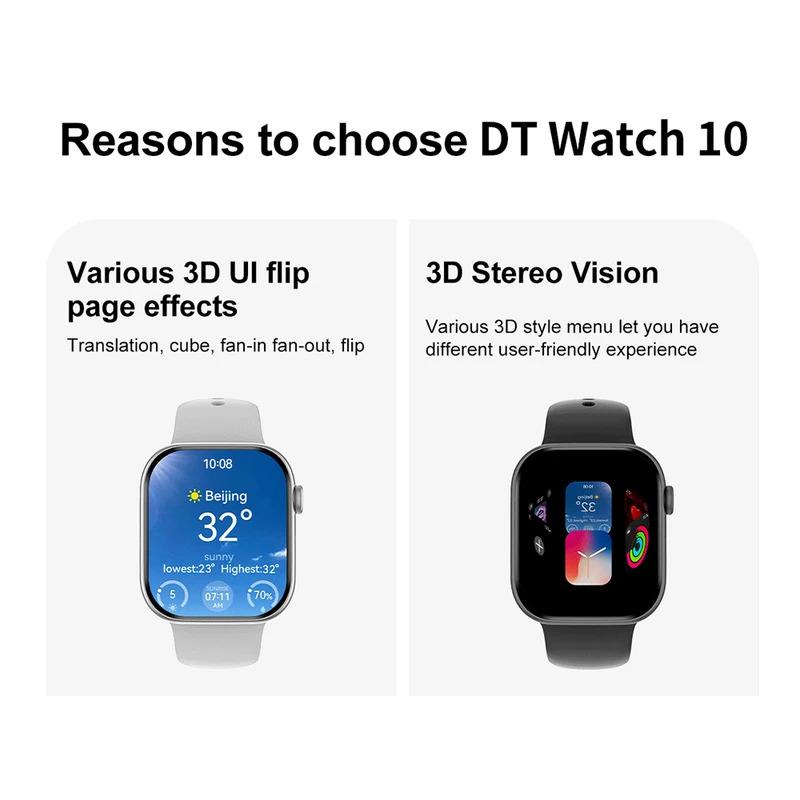 New Series 10 For Apple Watch 10 GPS Smart Watch 4G Memory Music Video NFC Bluetooth Call Waterproof Smartwatch For Android IOS