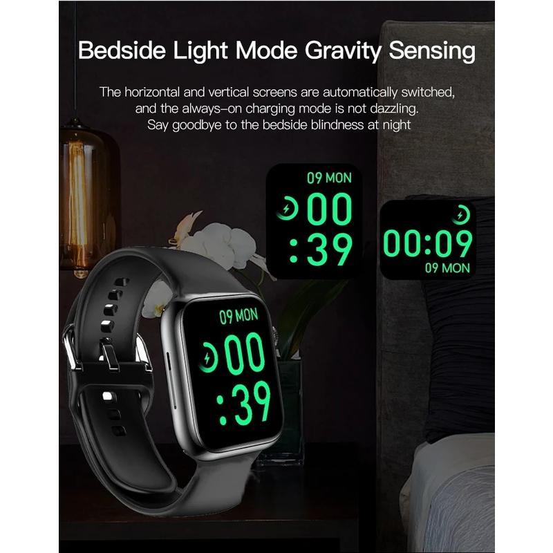 New GPS Smart Watch Men For Apple Watch 9 Series Always On Display Body Temperature BT Call NFC Women Smartwatch For IOS Android