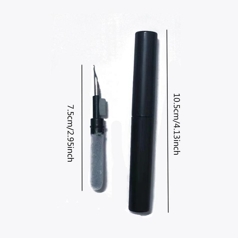 Portable Mini Headset Cleaning Pen with Cap, 1 Count Bluetooth-compatible Earbuds Cleaning Pen, Universal Mobile Devices Headphones Camera Cleaning Brush, Headphone Cleaning Accessories