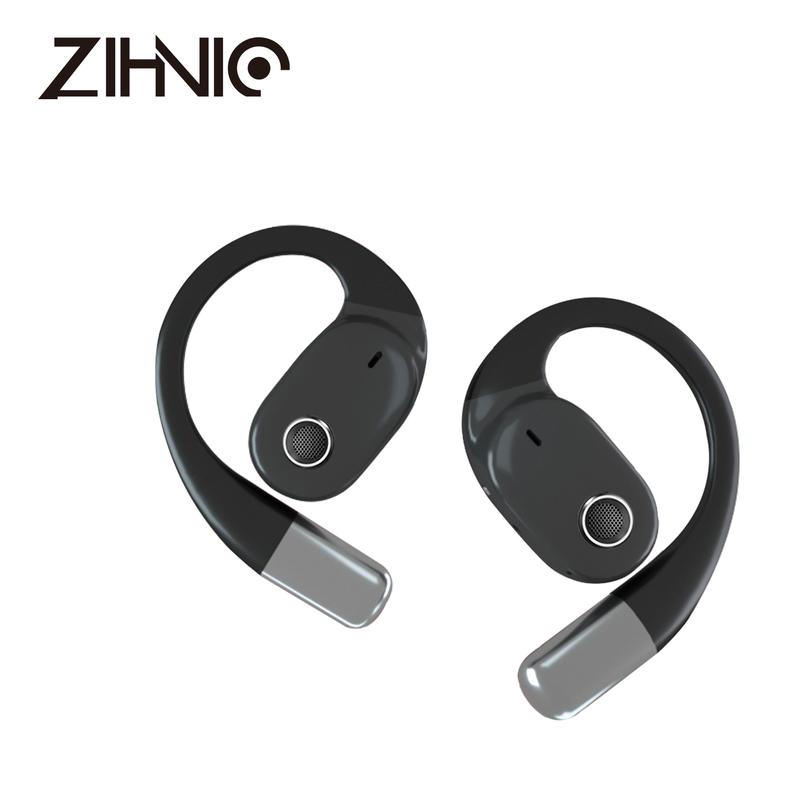 ZIHNIC True Wireless Open Ear Earbuds Bluetooth 5.4, IPX5 Waterproof,35Hrs Playtime,On Ear Headphones Immersive Premium Sound Long Distance Connection Headset with Charging Case,Light-Weight Headphones Built-in Microphone