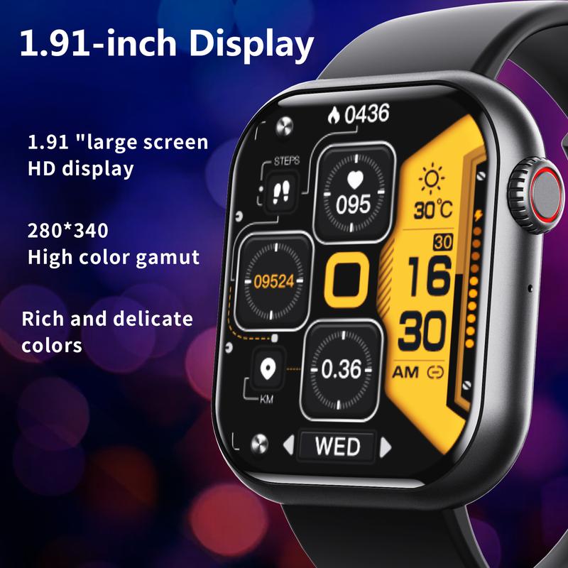 F57 Blood Sugar Smart Watch Bluetooth Call Watch Siri Voice Assistant Multi Sports Mode Blood Oxygen Bracelet - Wearable, Smartphone