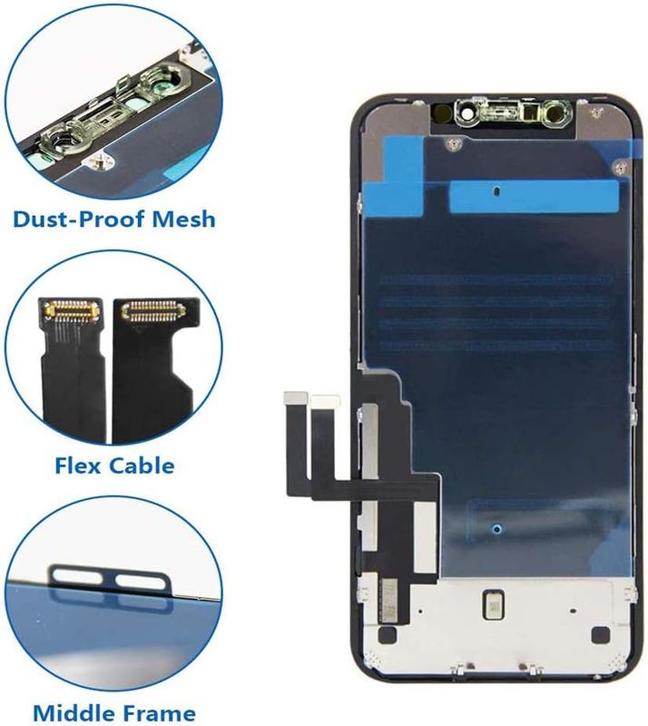 for iPhone 11 Screen Replacement,LCD Display 3D Touch Digitizer Assembly,Compatible with iPhone 11 Screen Replacement 6.1 inch (Model A2111, A2223, A2221) with Repair Tools and Screen Protector