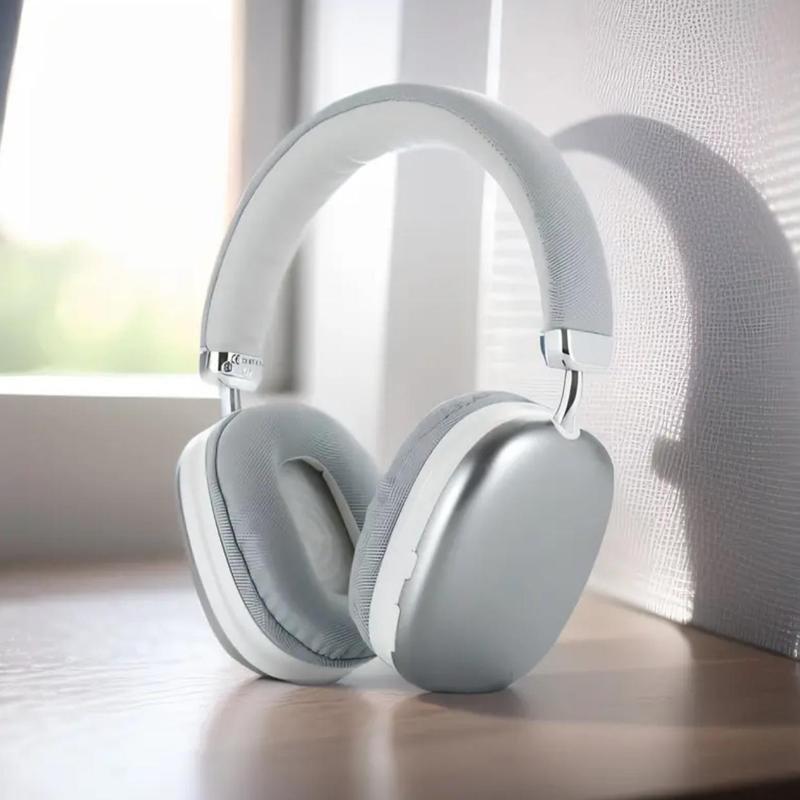 Wireless Headphone, Over-ear Design Noise Cancelling Headphone with Microphone, Foldable BT Headset for Outdoor Travel Office, Gifts for Friends