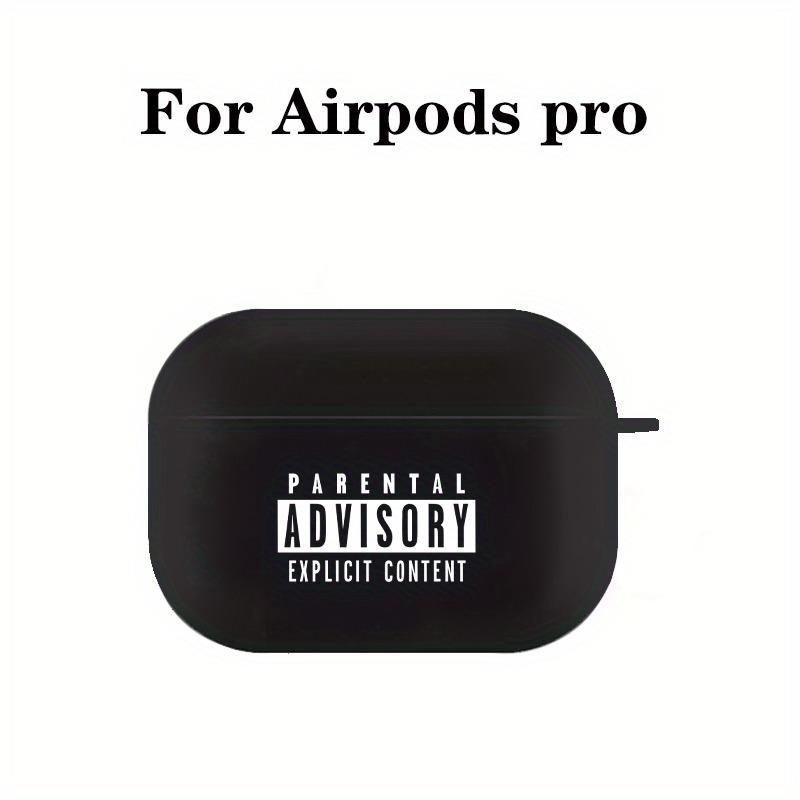 Letters Pattern Earphone Case, 1 Count Wireless Earphone Protective Cover, Earphone Protector for AirPods 1 2 3 Pro Pro2