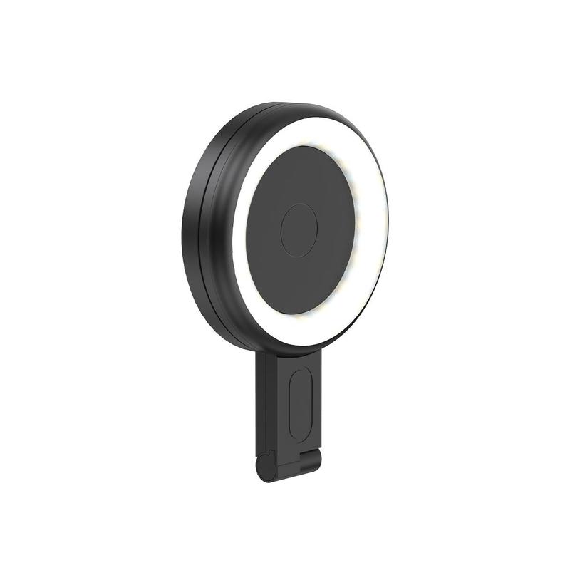 Magnetic Selfie Light, Portable LED Selfie Ring Light, LED Fill Light Included Sticky Ring for Phones, for Selfies Photography TikTok Zoom Calls Video Conference