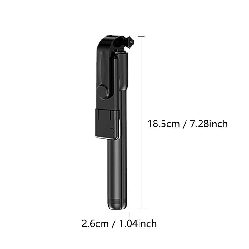 Portable Selfie Stick Tripod, 360-Degree Rotatable Live Streaming Selfie Stick with Remote Control, Selfie Accessories for Travel, Outdoor, Party