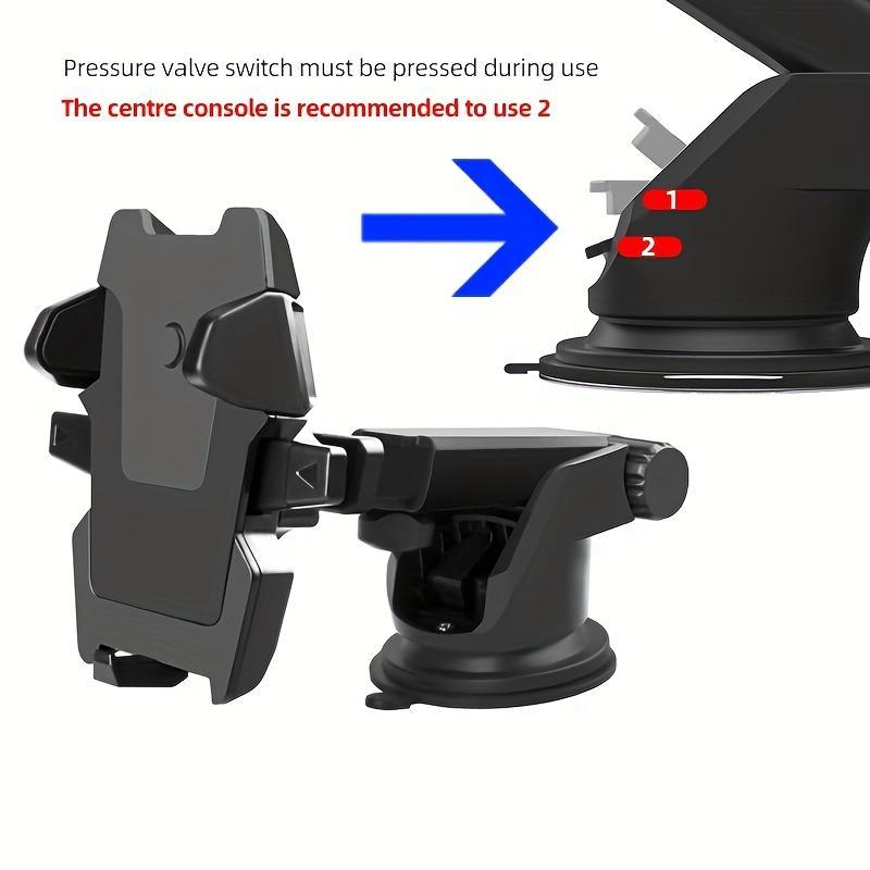 Foldable Car Phone Holder, Adjustable Flexible Phone Mount, Vehicle Phone Navigation Bracket, Car Interior Phone Stand, Car Accessories