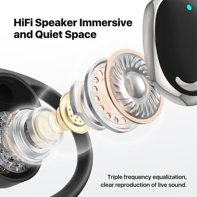 AI Language Translator Earbuds: 3-in-1 Translator Earphones Real Time 144 Languages & Accents, HD Sound Quality Long Battery Life, Ideal for Travel & Business