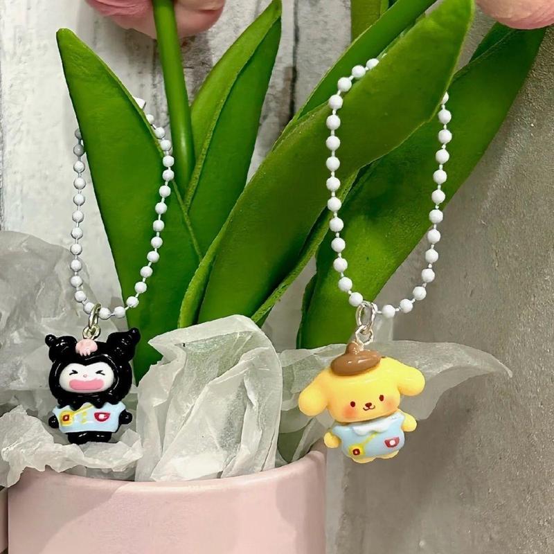 Sanrio Cute Cartoon Design Phone Chain, Cute Phone Lanyard, Fashion Phone Charm for Women & Girls, Mobile Phone Decoration Accessories