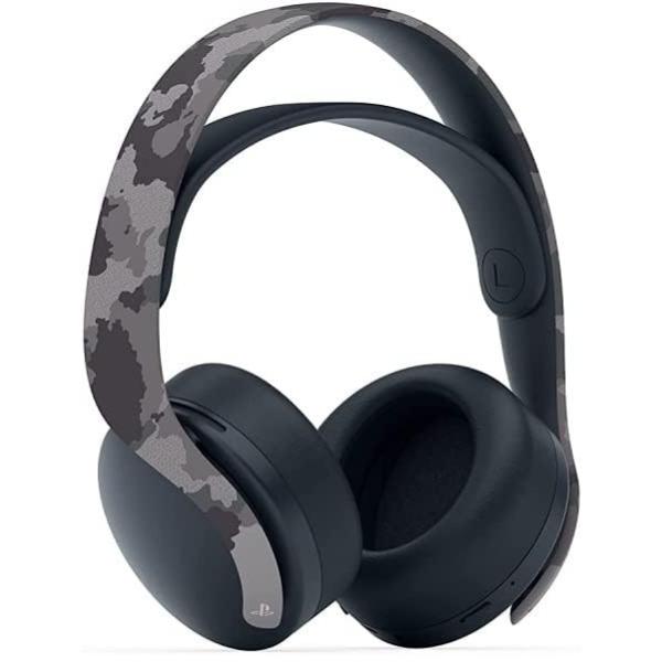 PlayStation Pulse 3D Wireless Headset for PS5, PS4, and PC - Gray Camouflage