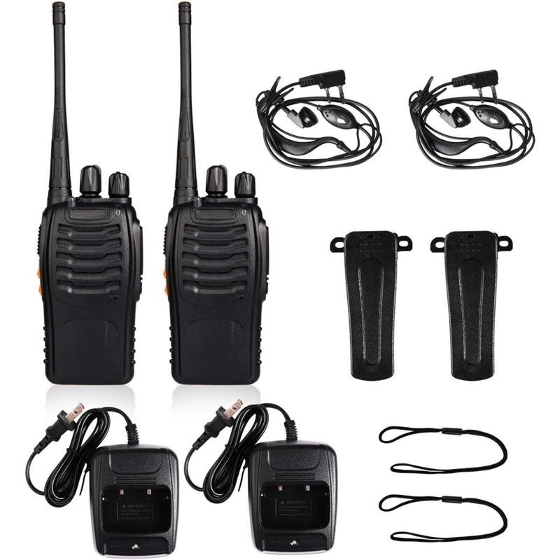 Walkie Talkies Rechargeable Long Range Two-Way Radios ,2-Way Radios UHF Handheld Transceiver Walky Talky with Charger(2 Pack)