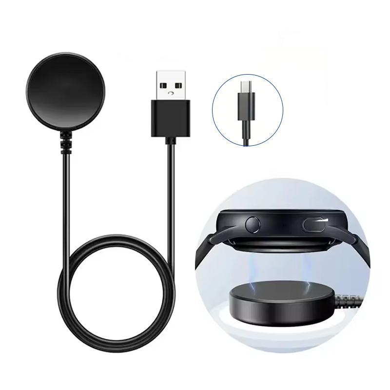 Magnetic Fast Charger, 1 Count USB C Type C PD Charging Cable for Samsung Galaxy Watch 5 6 Pro, Universal Charging Portable Watch Wireless Charger