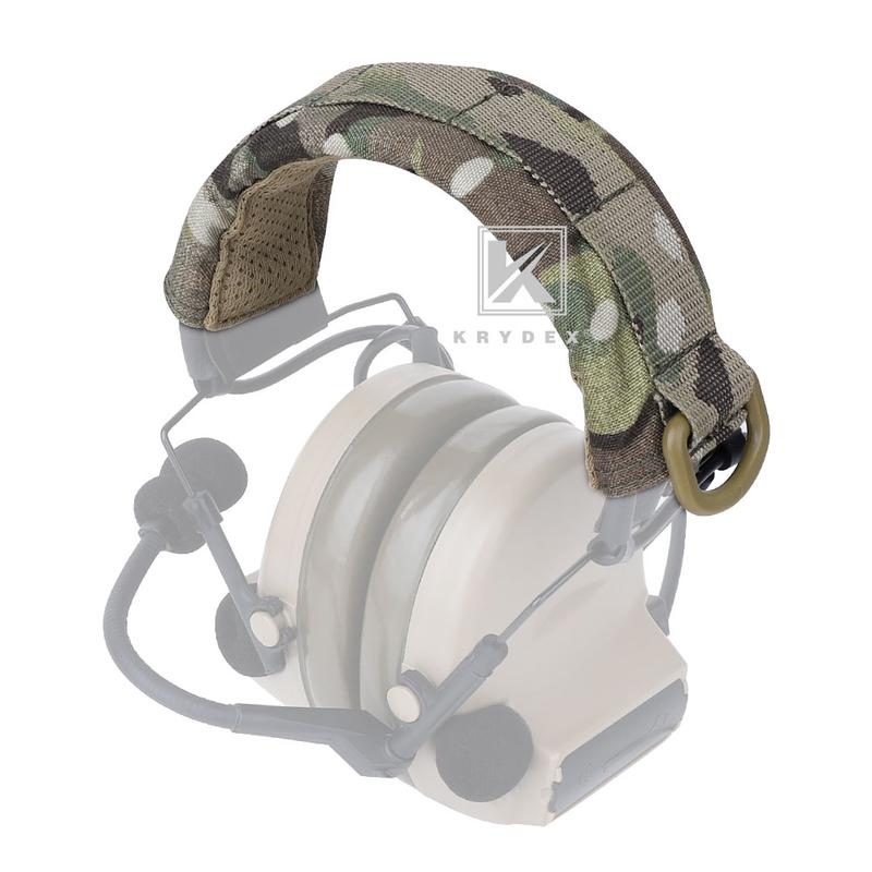 KRYDEX Tactical Headset Accessories Headphone Modular Earmuff Band Cover Fits for All General Earmuff Headband Protection Cover Pad Handheld