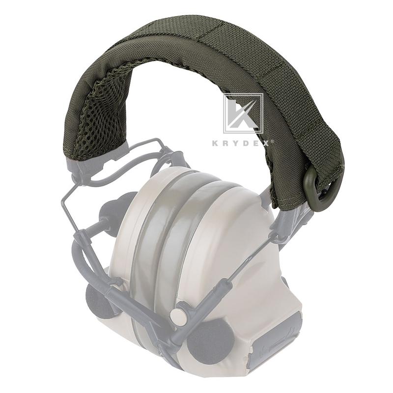 KRYDEX Tactical Headset Accessories Headphone Modular Earmuff Band Cover Fits for All General Earmuff Headband Protection Cover Pad Handheld