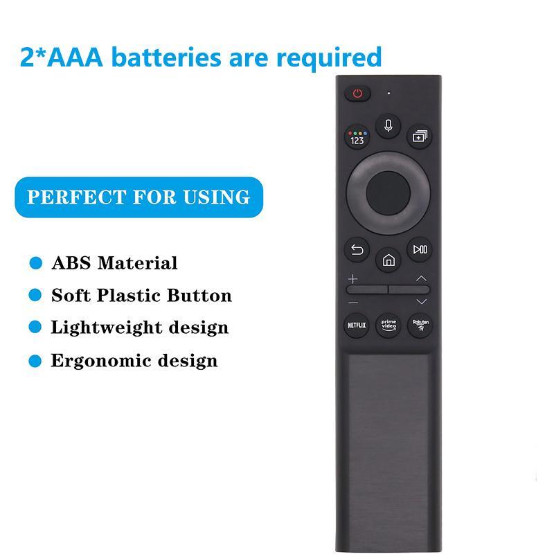 Batteries Required Voice Remote Control, BN59-01357D Voice Remote Control for Samsung's Smart LCD TVs, Curved TVs, 4K TVs, TV Accessories (Without Battery)