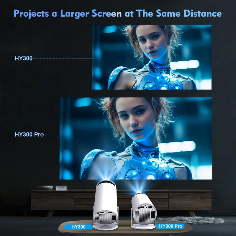 Magcubic Projector HY300 Pro 4K Android 11 Dual Wifi6 260ANSI Allwinner H713 BT5.0 1080P 1280*720P Home Cinema Outdoor Projetor Magcubic