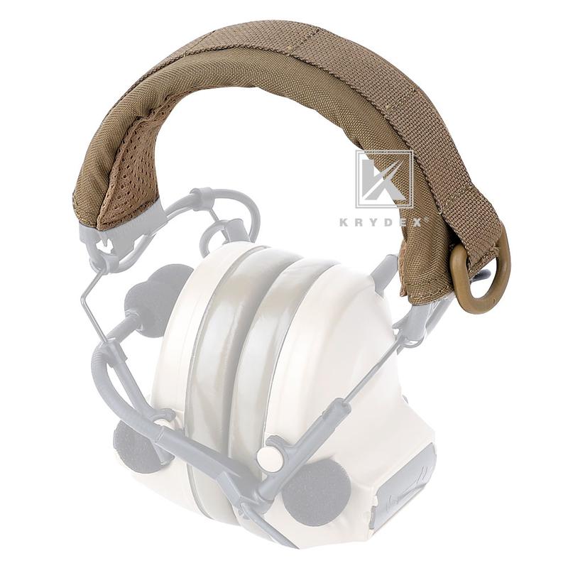 KRYDEX Tactical Headset Accessories Headphone Modular Earmuff Band Cover Fits for All General Earmuff Headband Protection Cover Pad Handheld