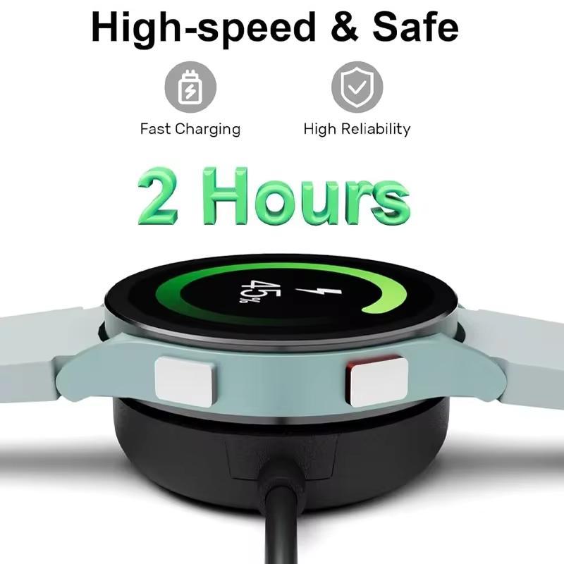 Magnetic Fast Charger, 1 Count USB C Type C PD Charging Cable for Samsung Galaxy Watch 5 6 Pro, Universal Charging Portable Watch Wireless Charger