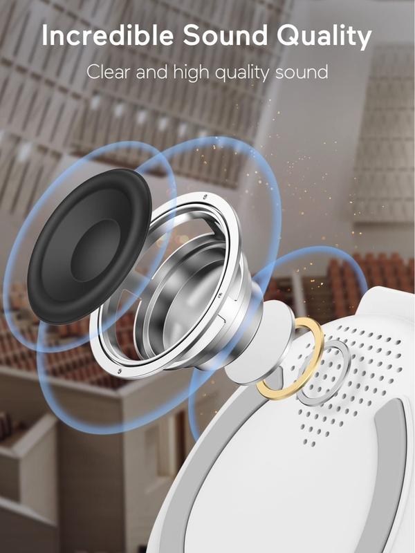 Momcozy Portable Sound Machine for Baby, Little Shell White Noise Toys, USB Rechargeable