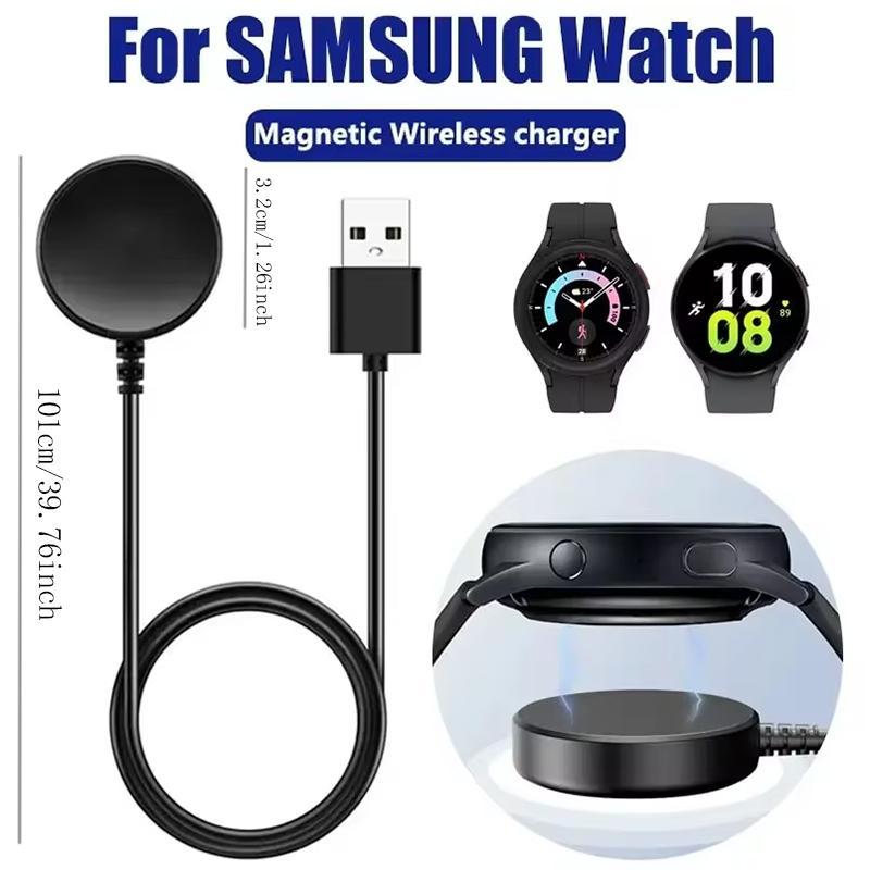 Magnetic Fast Charger, 1 Count USB C Type C PD Charging Cable for Samsung Galaxy Watch 5 6 Pro, Universal Charging Portable Watch Wireless Charger