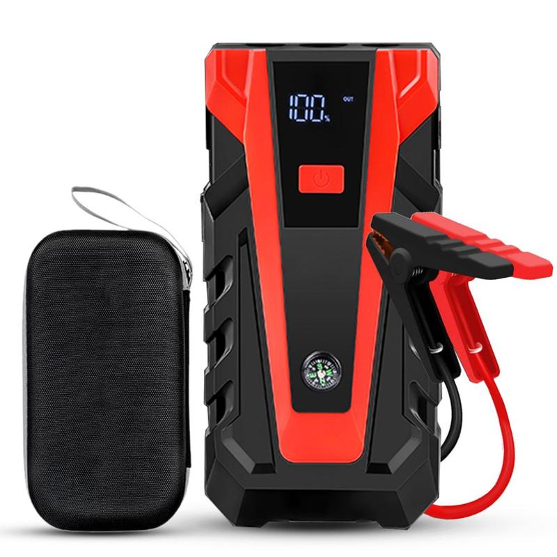 Car Emergency Start Power Bank, 1 Count 10000mAh Car Jump Starter with Power Display, Car Battery Charger, Car Emergency Start Power Bank