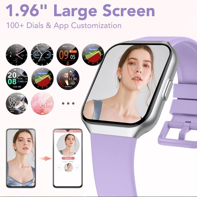 Smart Watch for Men Women (Answer Make Call), 1.96