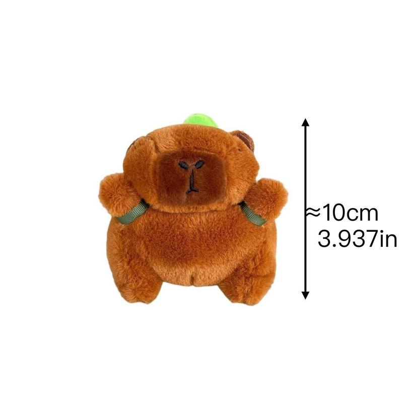 Cute Plush Capybara Tortoise Design Earphone Case, Earphone Protective Cover, Earphone Accessories Compatible with AirPods 3 Pro