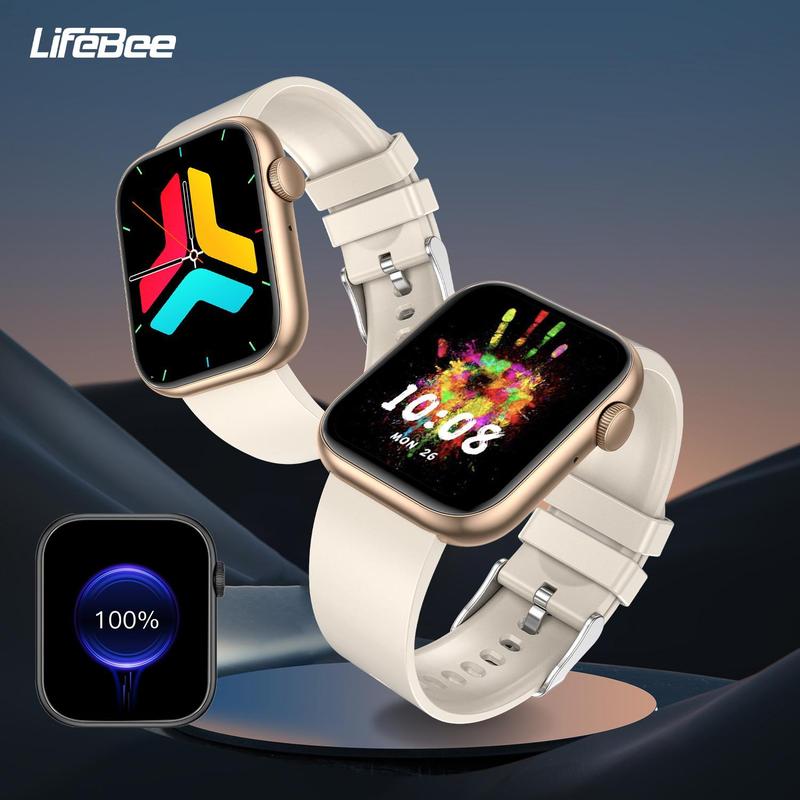 LIFEBEE Multifunctional Smart Watch, Fashionable Digital Watch with Wireless Call Dial,  Multi-sport Mode Sports Watch for Women & Men