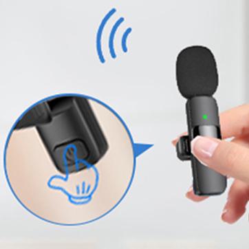 1 count Wireless Microphone for iPhone,iPad,Android, Mini Wireless Clip-on Microphones for iPhone Video Recording,Interview, Vlog Audio Smartphone