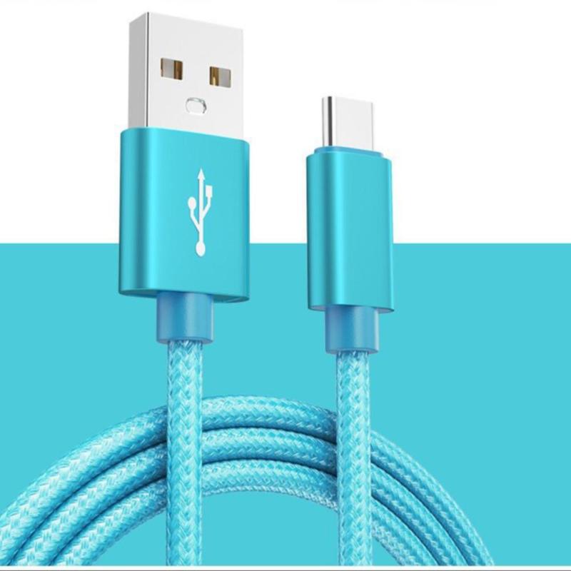 USB-A To Type-C Charging Cable, 2A Fast Charging Data Cable, Universal Nylon Braided Charging Cable Compatible with Most Smart Devices