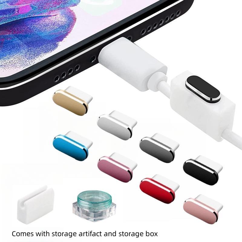 Type-C Anti Dust Plug, Mobile Phone Charge Port Plugs, Phone Dust Plug, Phone Accessories for iPhone 15 15 Plus 15 Pro 15 Pro Max