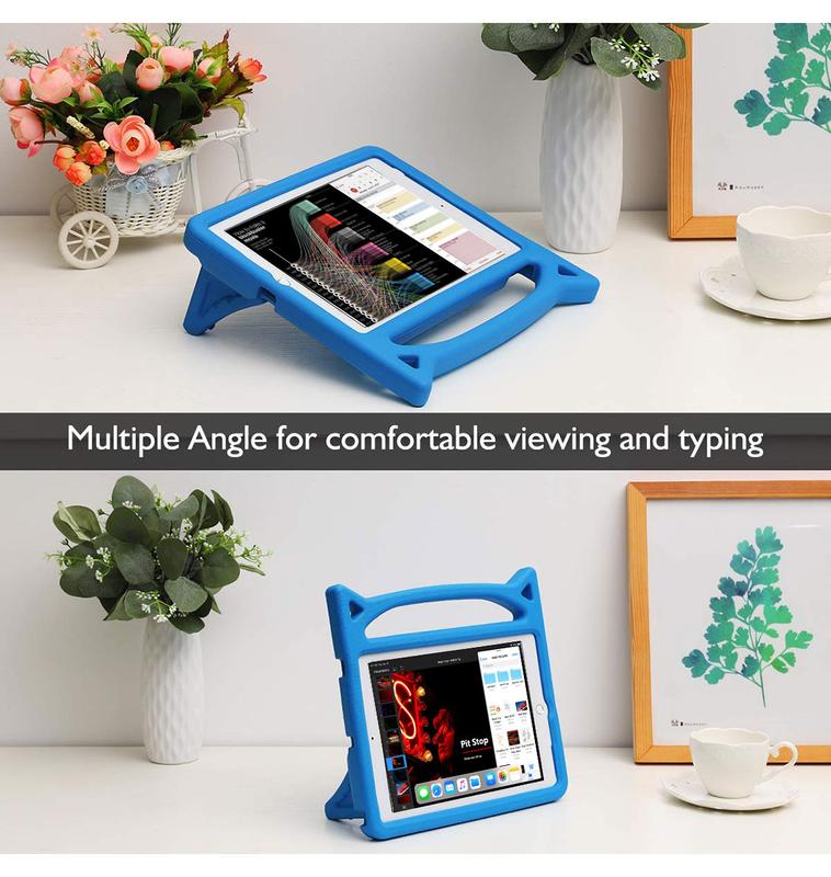 iPad 9th 8th 7th Generation Case 10.2 Inch Shockproof with Handle and Stand Kids friendly Cover