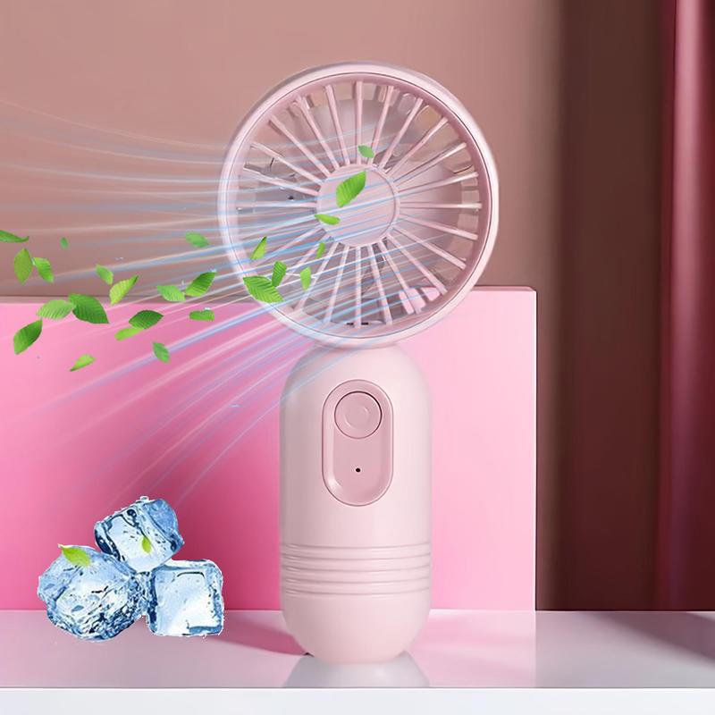 USB Rechargeable Portable Mini Fan, 3-Wind Speeds Handheld Fan, Silent Operation Cooling Fan for Office, Outdoor, Travel, and Camping