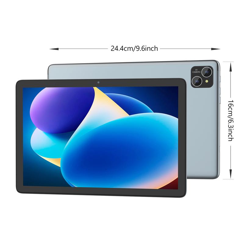 [Christmas recommendations]10.1 inch Android 14 tablet, 128GB+8 (4+4 expansion) GB 1TB expansion, Octa-core processor, 2MP+8MP dual camera, 1280*800 Full HD IPS tablet