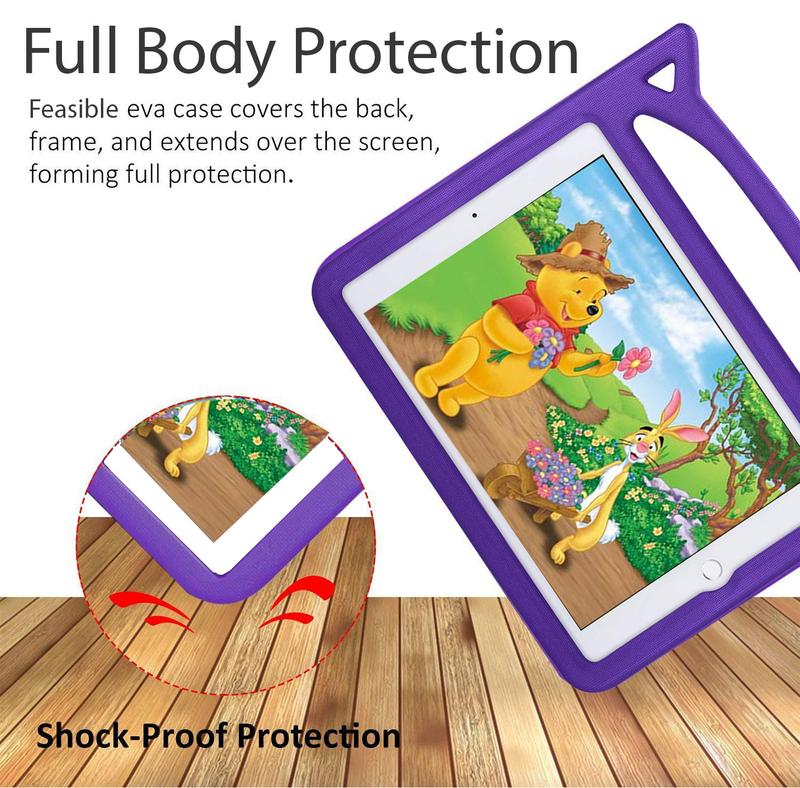 iPad 9th 8th 7th Generation Case 10.2 Inch Shockproof with Handle and Stand Kids friendly Cover