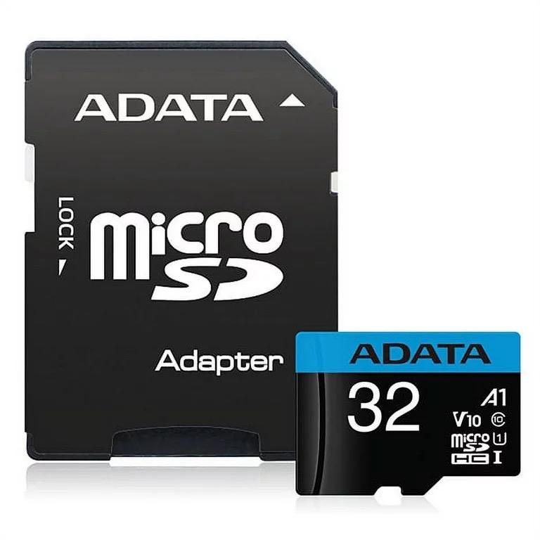 32GB Micro SD Memory Card with Adapter for Smartphone and Camera Accessories, cellphone Extra Memory Storage Waterproof Durable