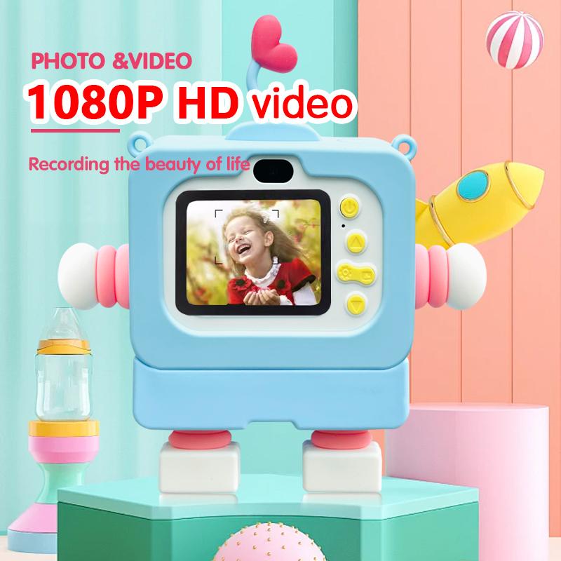 Kids Selfie HD Camera Toys, Portable Digital Video Cameras, Boys & Girls Kids Cameras - Perfect for Christmas, Back to School & Birthday Gifts, Halloween Gifts