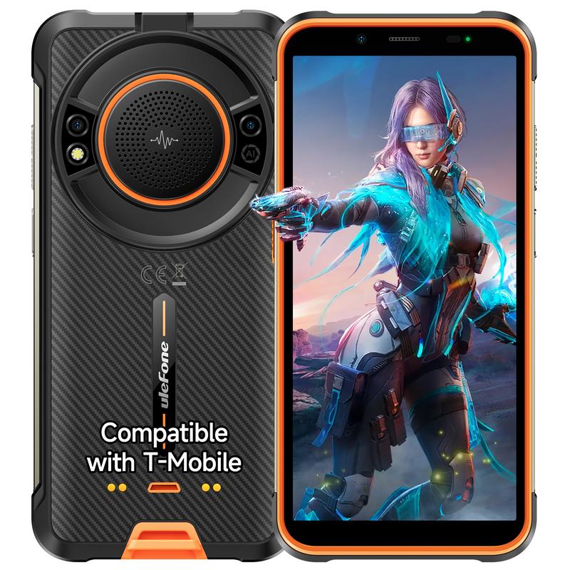 Armor 16s 21  Unlocked Rugged -Waterproof+Dustproof +Dropproof CellPhone 122dB loudest Speaker IR Blaster,Android 4G Smart Phone 16G+256GB Rugged Smartphone, 9600mAh 6.58