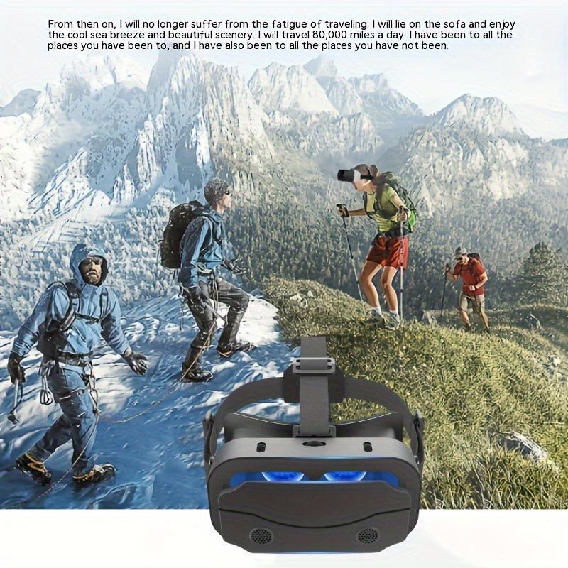 Adjustable VR Headset for Smartphones - Lightweight, Portable 3D Gaming Glasses with Compatibility Wearable Game