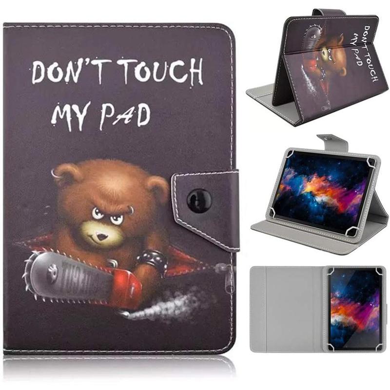 Universal 10.1 Inch Tablet Case, 10 Inch Tablet Cover, Magnetic Closure Travel Portable Protective Folio Leather Stand Case for All Kinds of 9.6-10.5 Inch Accessories Computer