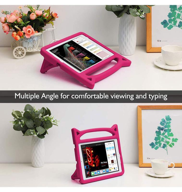 iPad 9th 8th 7th Generation Case 10.2 Inch Shockproof with Handle and Stand Kids friendly Cover