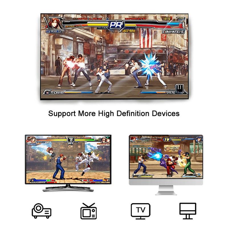 20000+ Games Retro Wireless Game H8Pro Stick Game starts with one click Multiple Emulators HD Output System, Plug and Play Video Game Consoles with 64GB TF Card, 2.4G Wireless Controllers - Ideal Gift for Gamers of All Ages