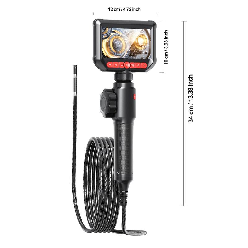 Cable Length 1.3-meter Car Inspection Tool, 4.3-inch Screen Mechanic Scope Camera for Automotive Engine Inspecting, Industrial Endoscope Inspection Camera